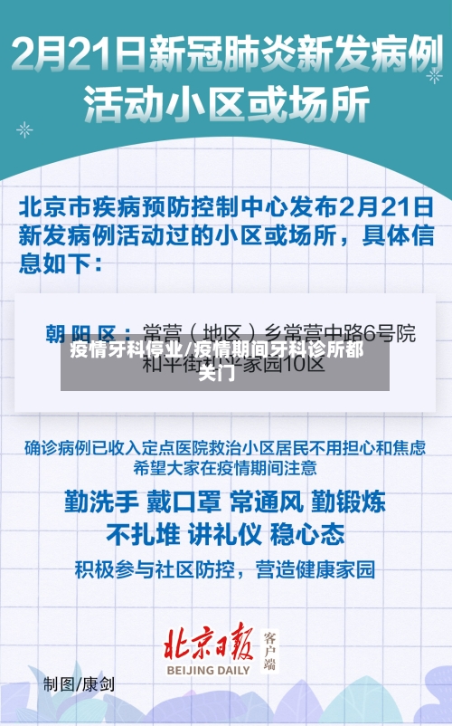 疫情牙科停业/疫情期间牙科诊所都关门