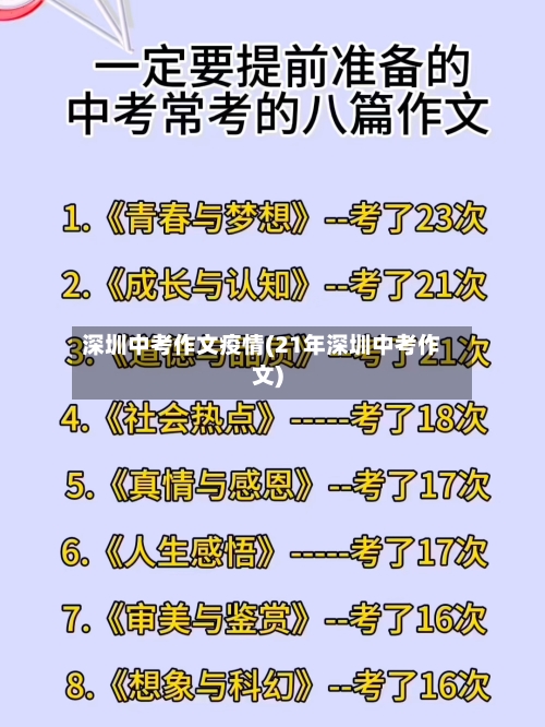 深圳中考作文疫情(21年深圳中考作文)