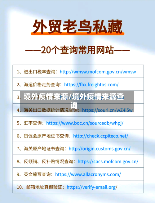 境外疫情来源/境外疫情来源查询-第2张图片