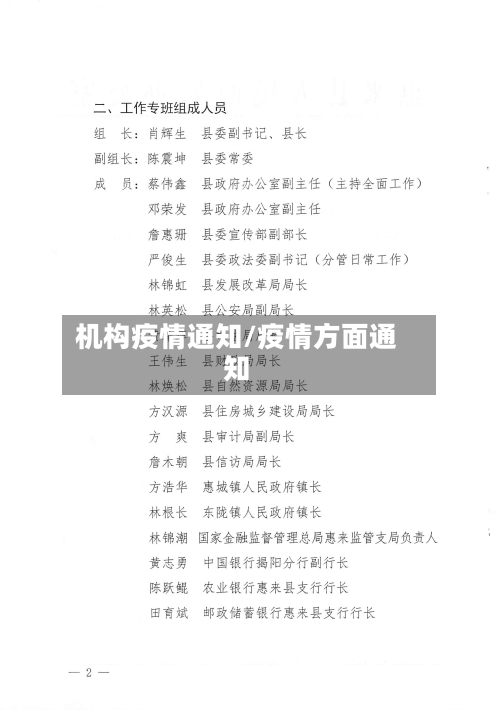 机构疫情通知/疫情方面通知-第2张图片