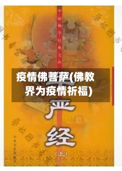 疫情佛菩萨(佛教界为疫情祈福)